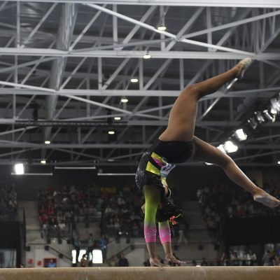 Santiago, Chile, October 23, 2023, Hillary
HERON (PAN) during Gymnastics - Women's Artistic at the 2023 Pan American Games